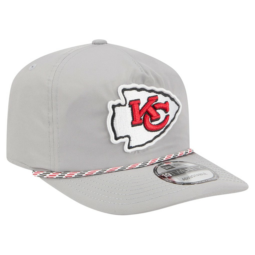 Kansas City Chiefs New Era Rope 19TWENTY Hat Gray - NFL