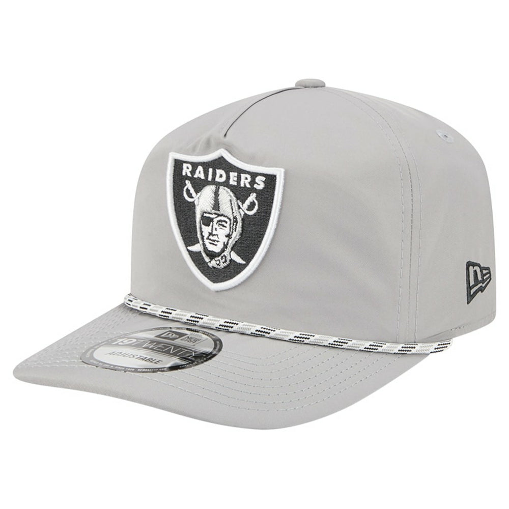 Las Vegas Raiders New Era Rope 19TWENTY Hat Silver - NFL