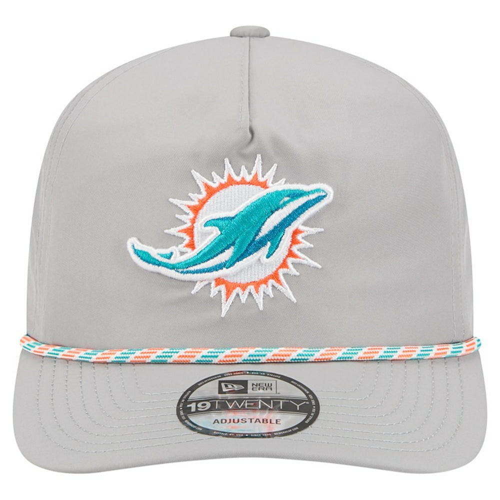 Miami Dolphins New Era Rope 19TWENTY Hat Gray - NFL