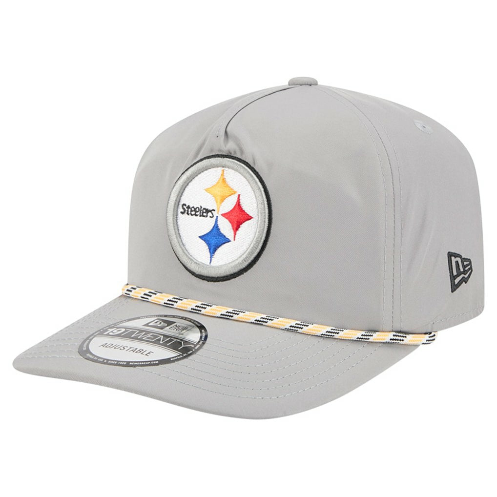 Pittsburgh Steelers New Era Rope 19TWENTY Hat Gray - NFL