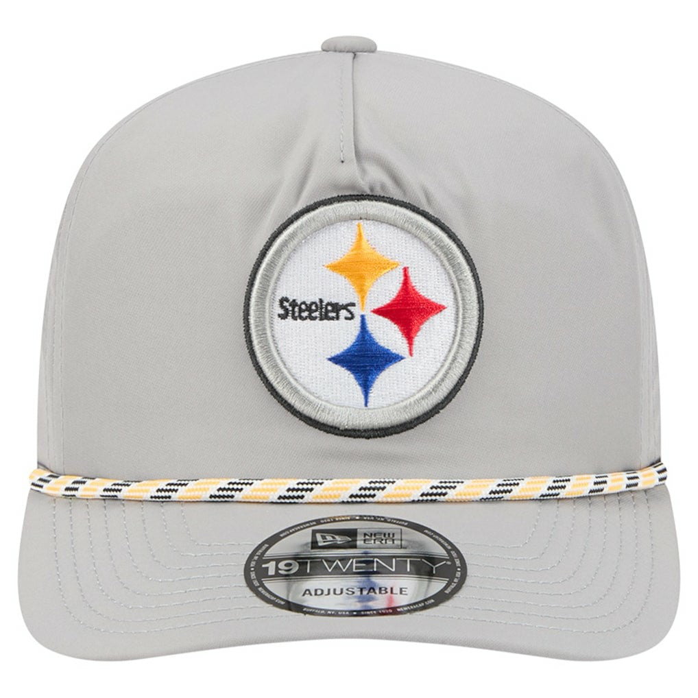 Pittsburgh Steelers New Era Rope 19TWENTY Hat Gray - NFL