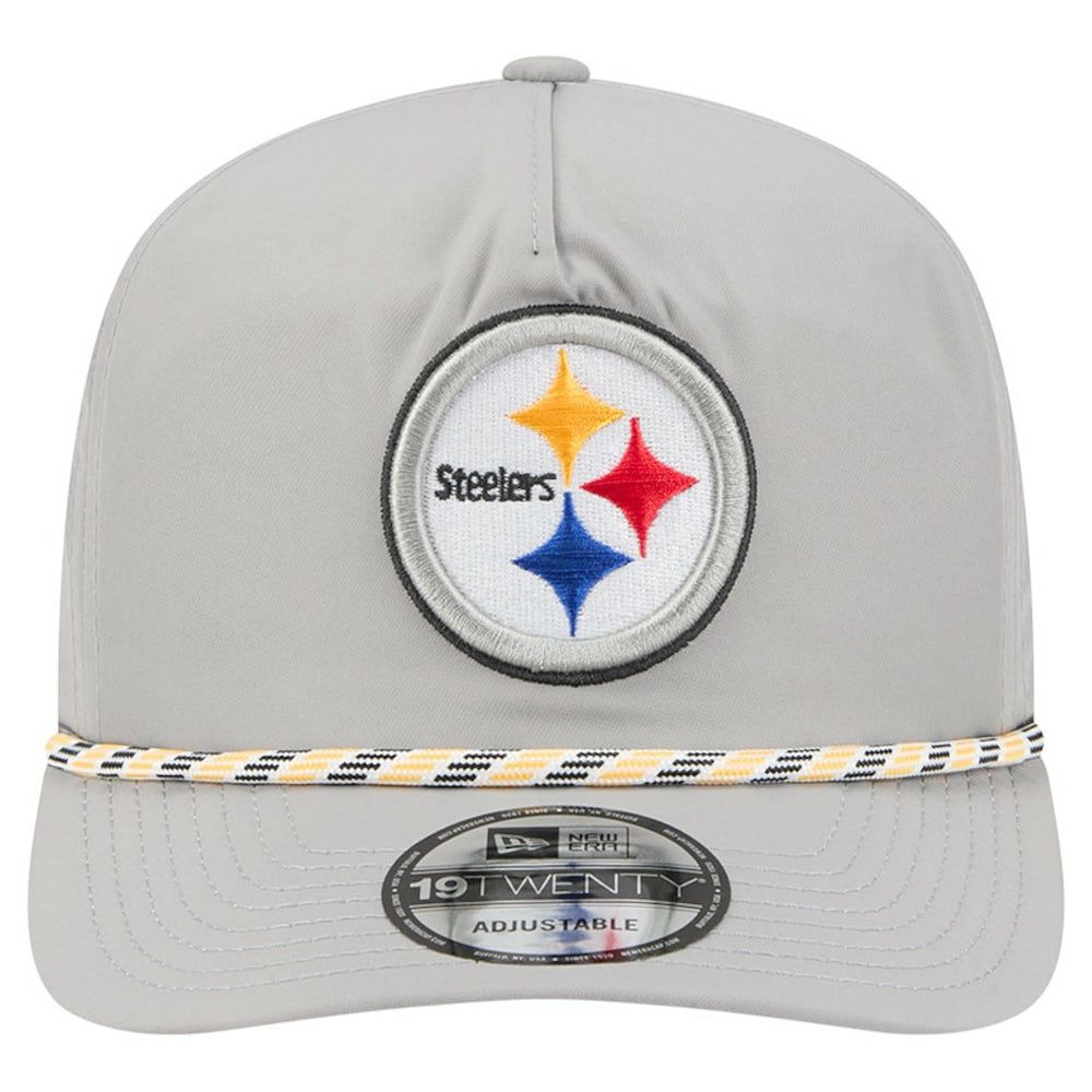 Pittsburgh Steelers New Era Rope 19TWENTY Hat Gray - NFL