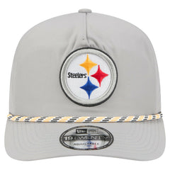 Pittsburgh Steelers New Era Rope 19TWENTY Hat Gray - NFL