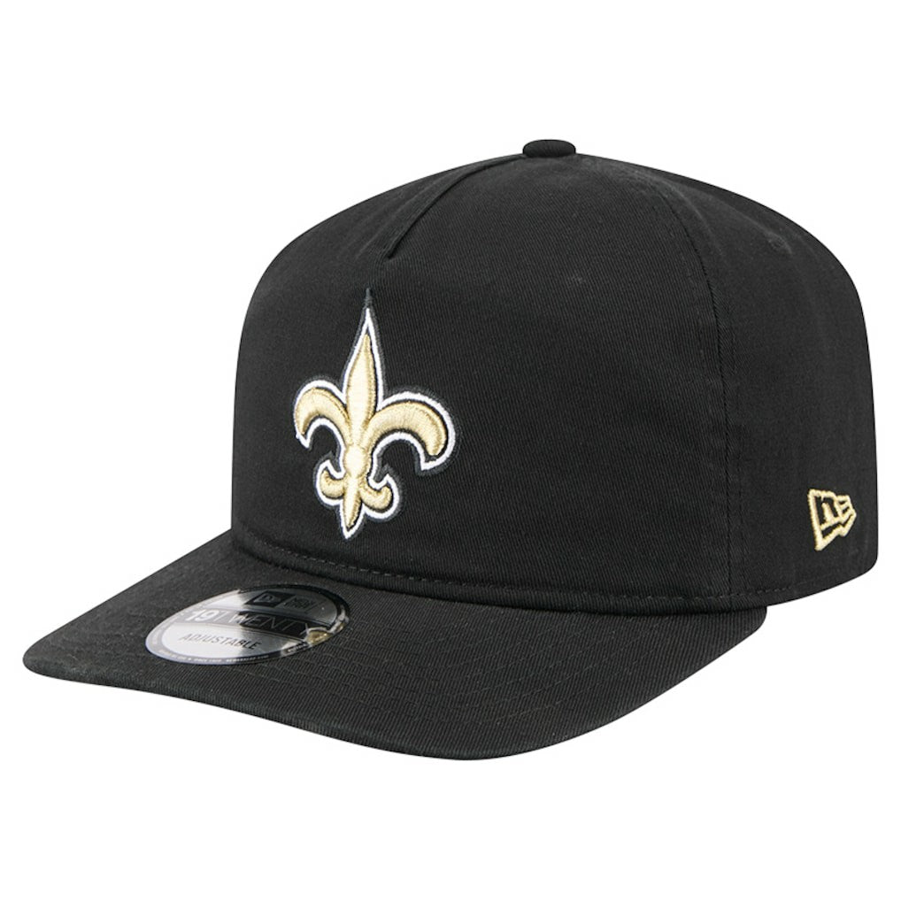New Orleans Saints New Era Team 19TWENTY Adjustable Hat Black - NFL