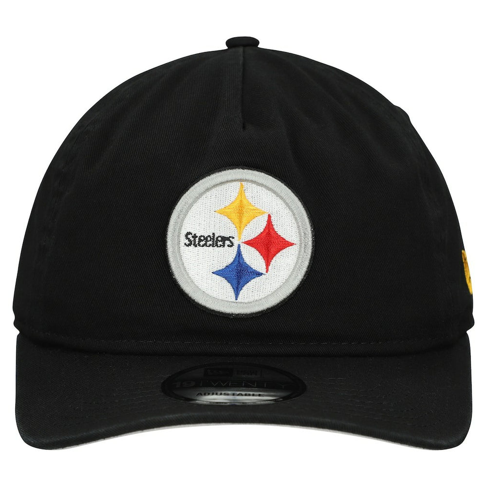Pittsburgh Steelers New Era Team 19TWENTY Adjustable Hat Black - NFL