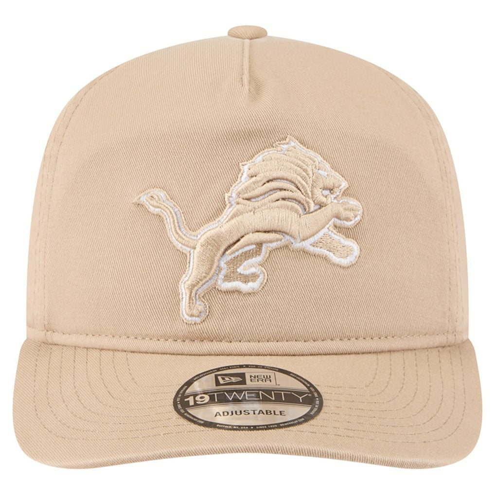 Detroit Lions New Era 19TWENTY Adjustable Hat Tan - NFL