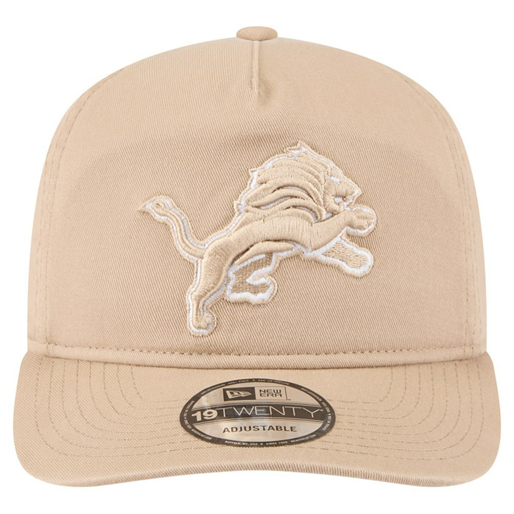 Detroit Lions New Era 19TWENTY Adjustable Hat Tan - NFL
