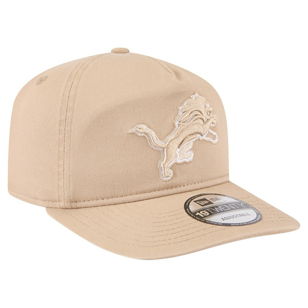 Detroit Lions New Era 19TWENTY Adjustable Hat Tan - NFL