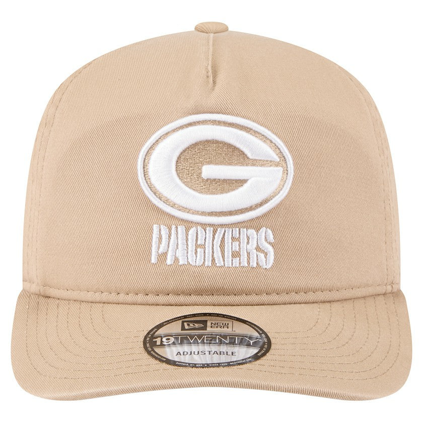 Green Bay Packers New Era 19TWENTY Adjustable Hat Tan - NFL
