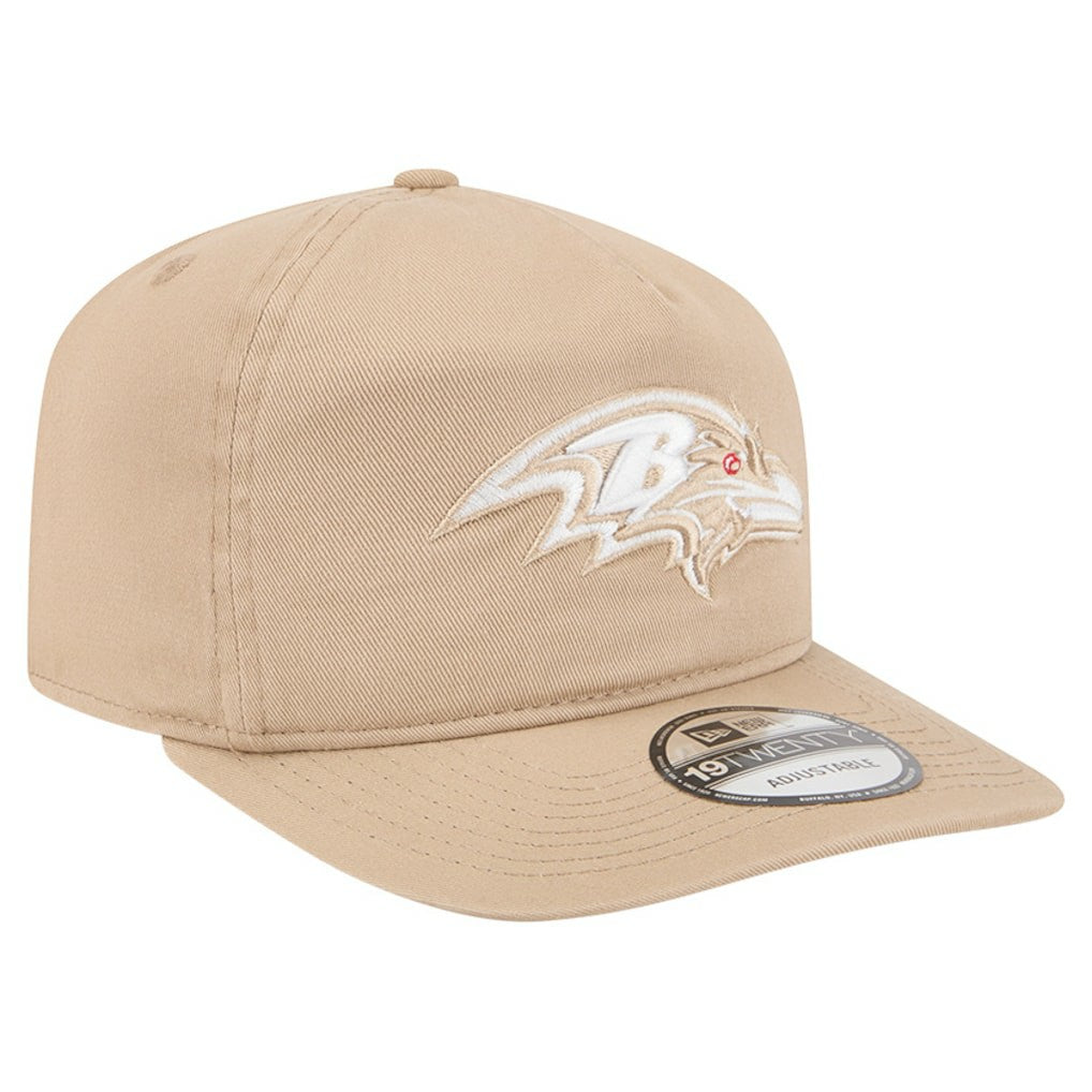 Baltimore Ravens New Era 19TWENTY Adjustable Hat Tan - NFL
