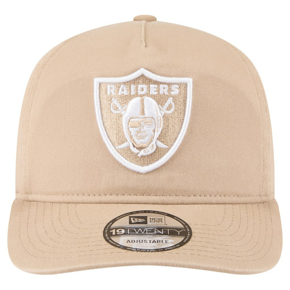 Las Vegas Raiders New Era 19TWENTY Adjustable Hat Tan - NFL
