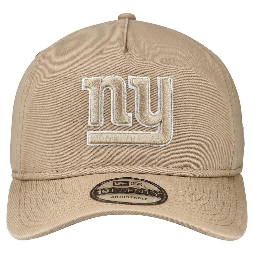 New York Giants New Era 19TWENTY Adjustable Hat Tan - NFL