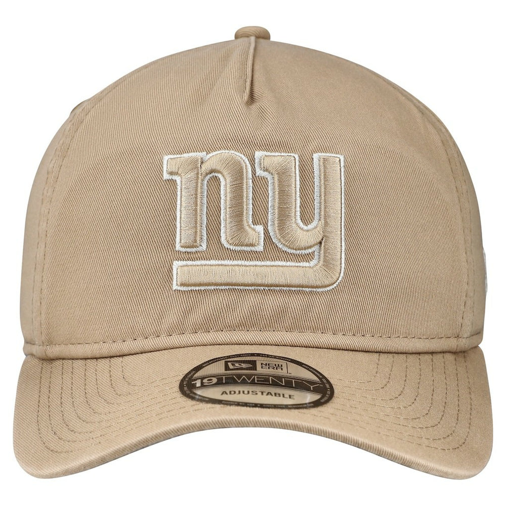 New York Giants New Era 19TWENTY Adjustable Hat Tan - NFL