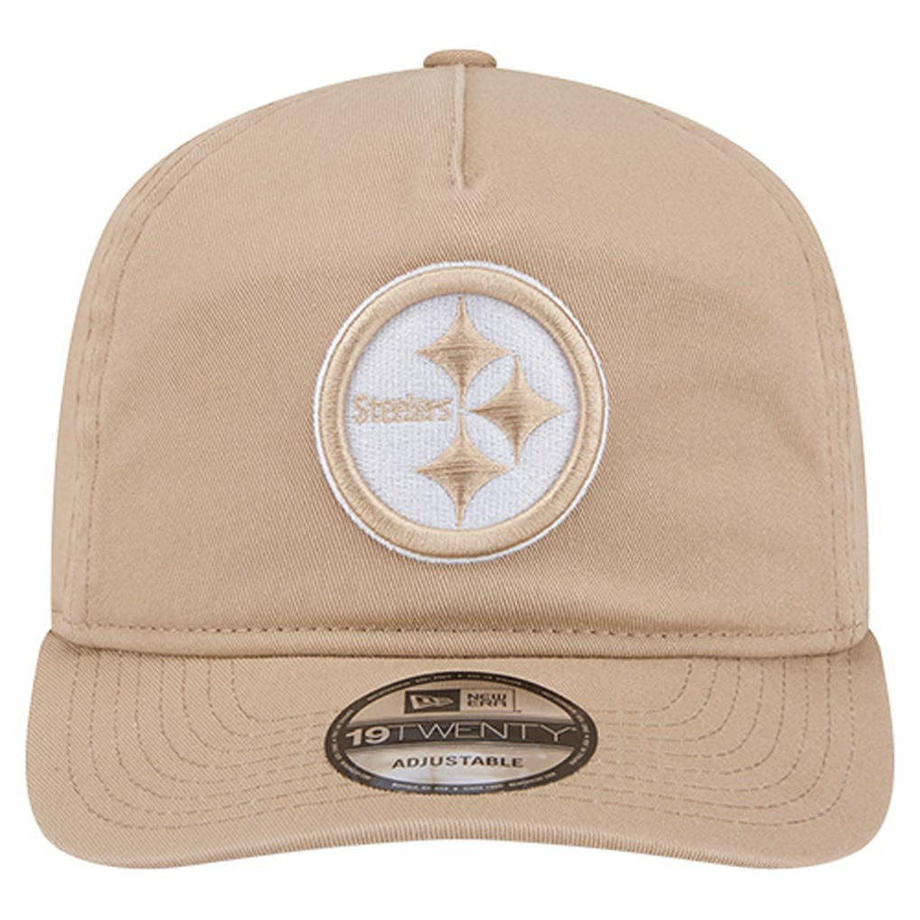 Pittsburgh Steelers New Era 19TWENTY Adjustable Hat Tan - NFL