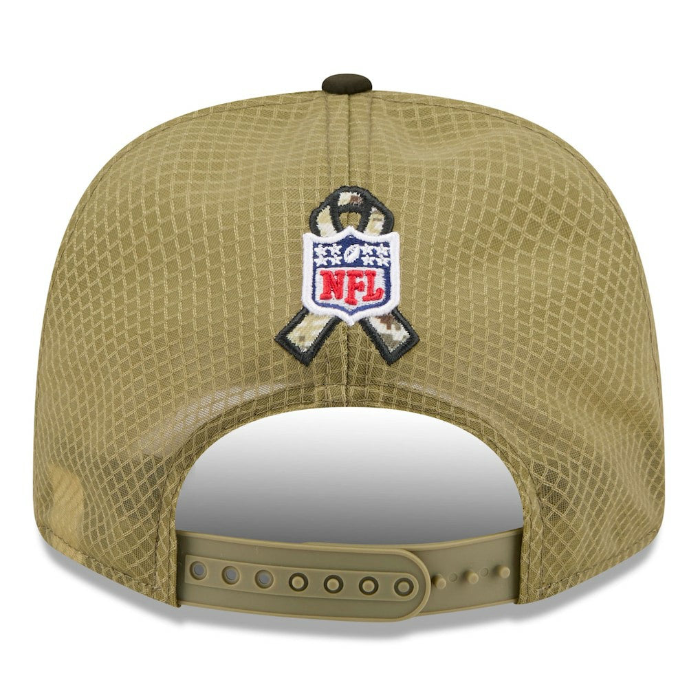 Miami Dolphins New Era 2025 Salute to Service 9SEVENTY Adjustable Hat Green - NFL
