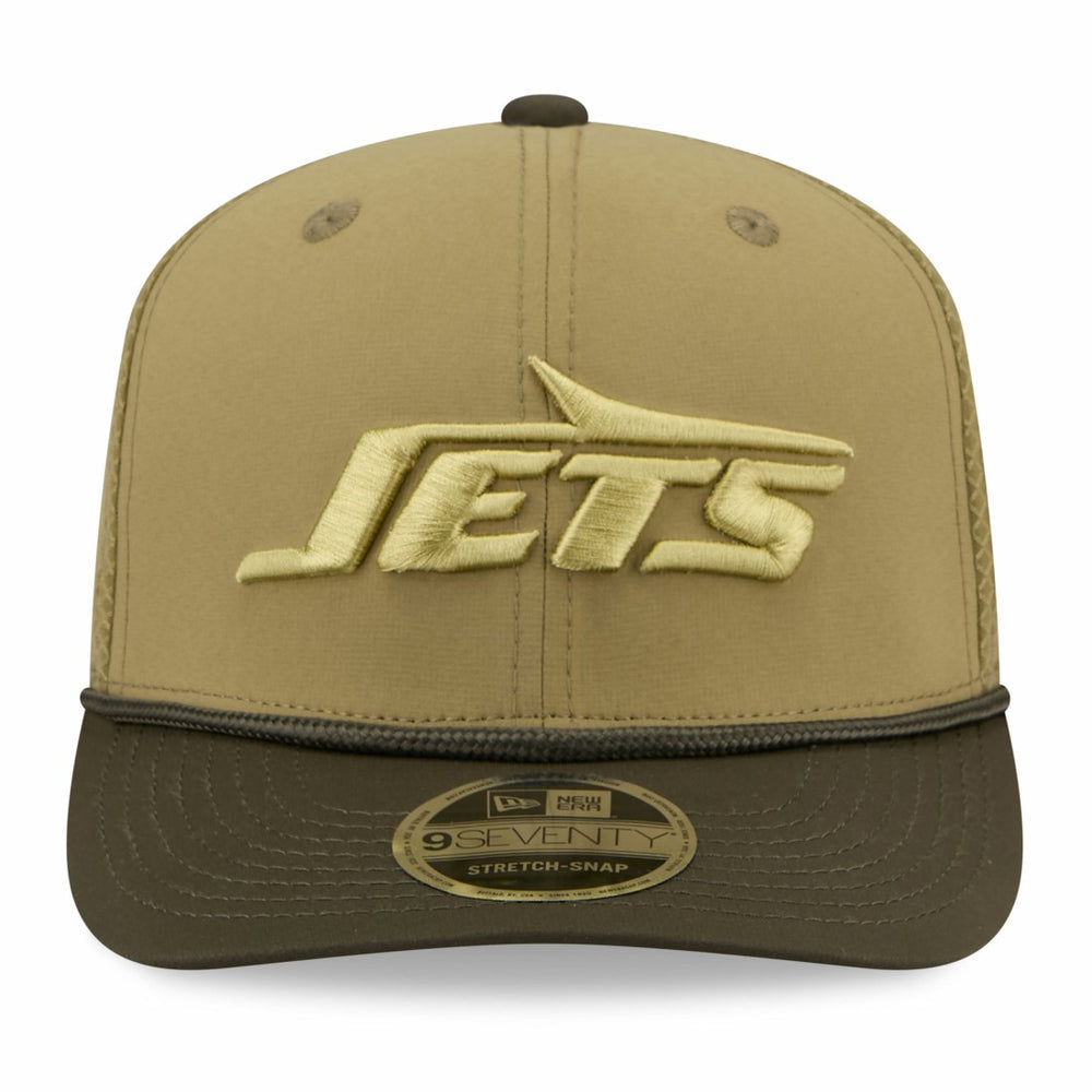 New York Jets New Era 2025 Salute to Service 9SEVENTY Adjustable Hat Green - NFL