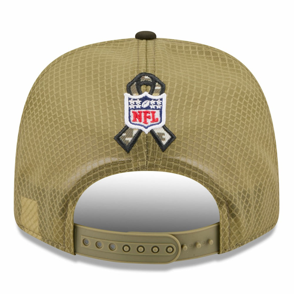 New York Jets New Era 2025 Salute to Service 9SEVENTY Adjustable Hat Green - NFL