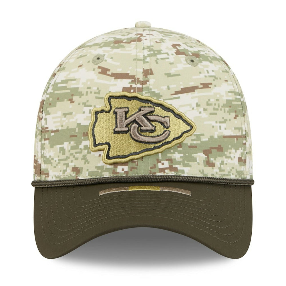 Kansas City Chiefs New Era 2025 Salute to Service 39THIRTY Flex Hat Camo - NFL