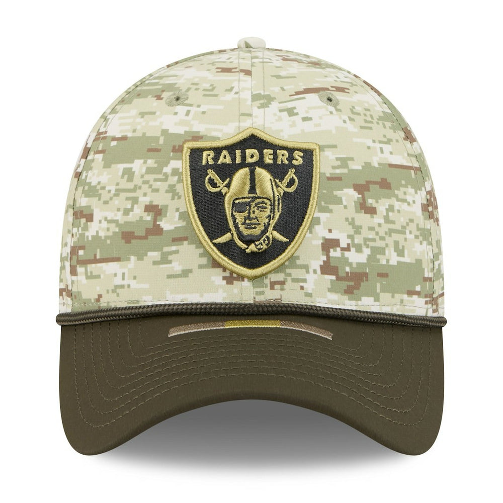 Las Vegas Raiders New Era 2025 Salute to Service 39THIRTY Flex Hat Camo - NFL