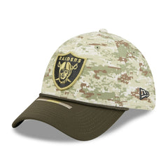 Las Vegas Raiders New Era 2025 Salute to Service 39THIRTY Flex Hat Camo - NFL