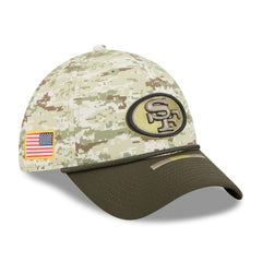 San Francisco 49ers New Era 2025 Salute to Service 39THIRTY Flex Hat Camo - NFL