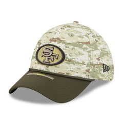 San Francisco 49ers New Era 2025 Salute to Service 39THIRTY Flex Hat Camo - NFL