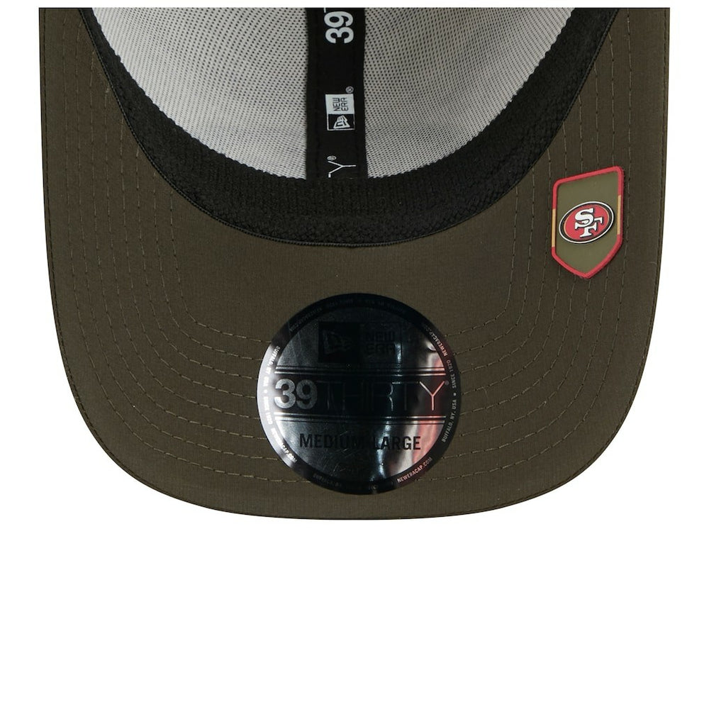 San Francisco 49ers New Era 2025 Salute to Service 39THIRTY Flex Hat Camo - NFL
