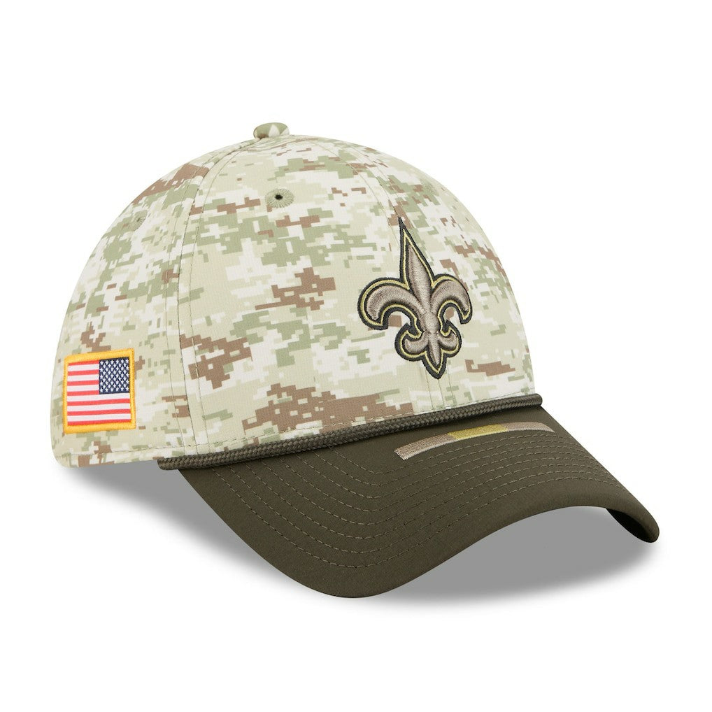 New Orleans Saints New Era 2025 Salute to Service 39THIRTY Flex Hat Camo - NFL