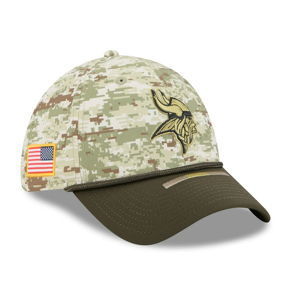 Minnesota Vikings New Era 2025 Salute to Service 39THIRTY Flex Hat Camo - NFL