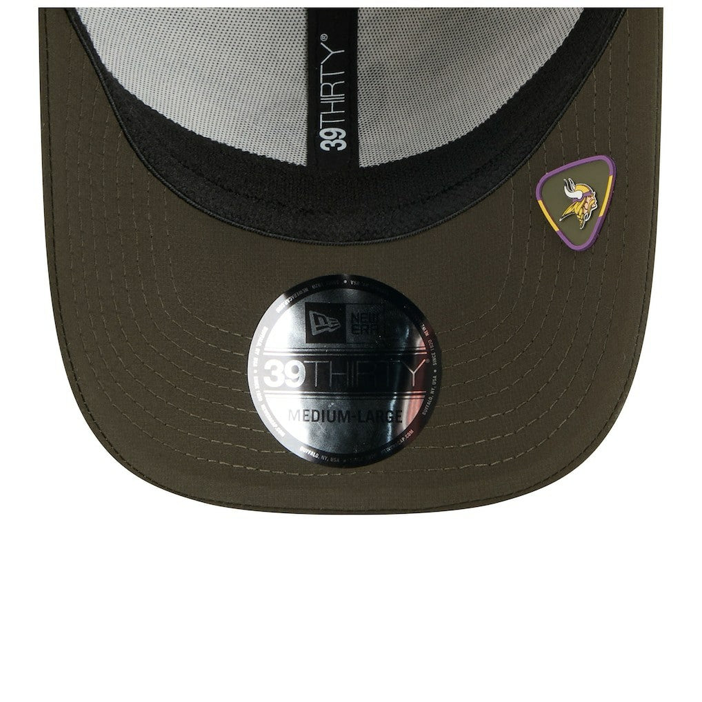 Minnesota Vikings New Era 2025 Salute to Service 39THIRTY Flex Hat Camo - NFL