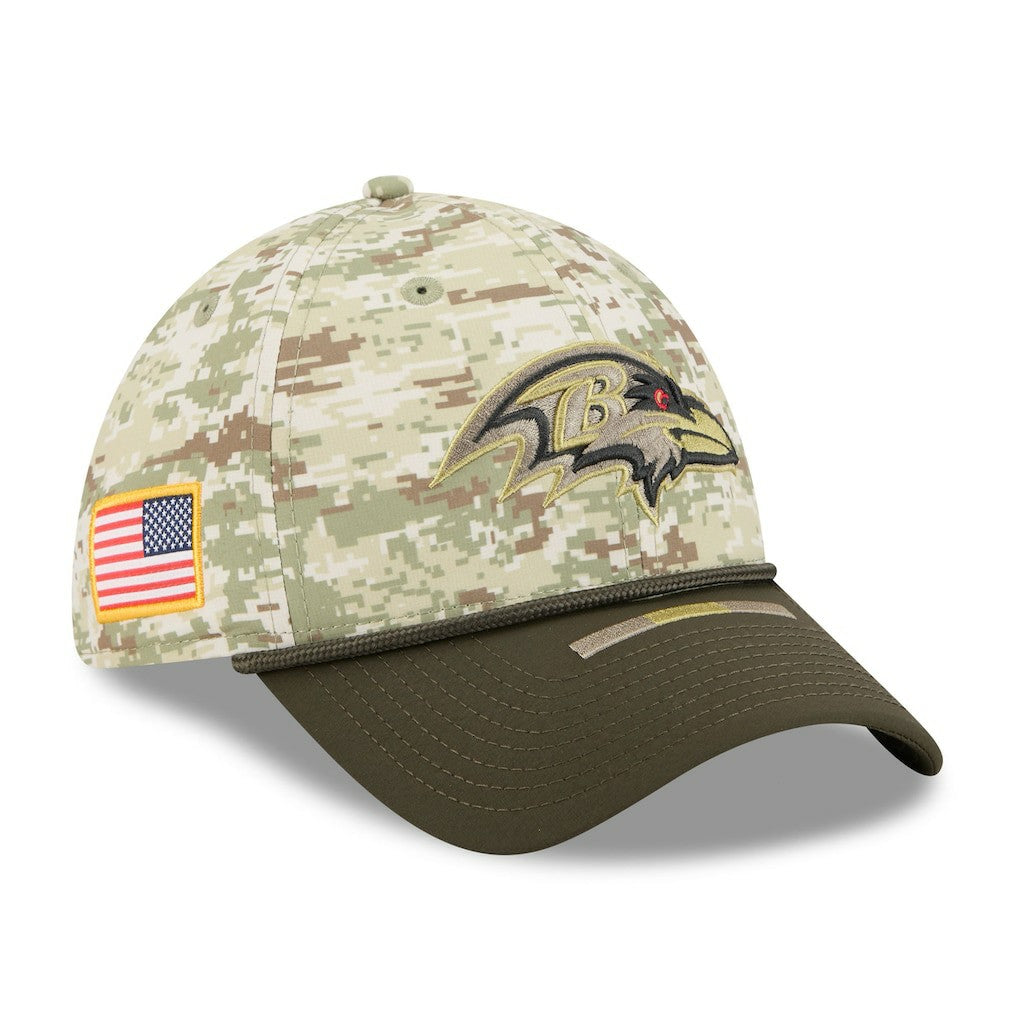 Baltimore Ravens New Era 2025 Salute to Service 39THIRTY Flex Hat Camo - NFL