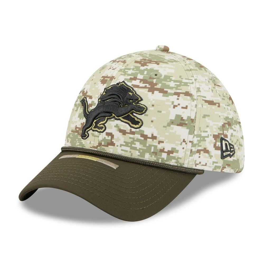 Detroit Lions New Era 2025 Salute to Service 39THIRTY Flex Hat Camo - NFL