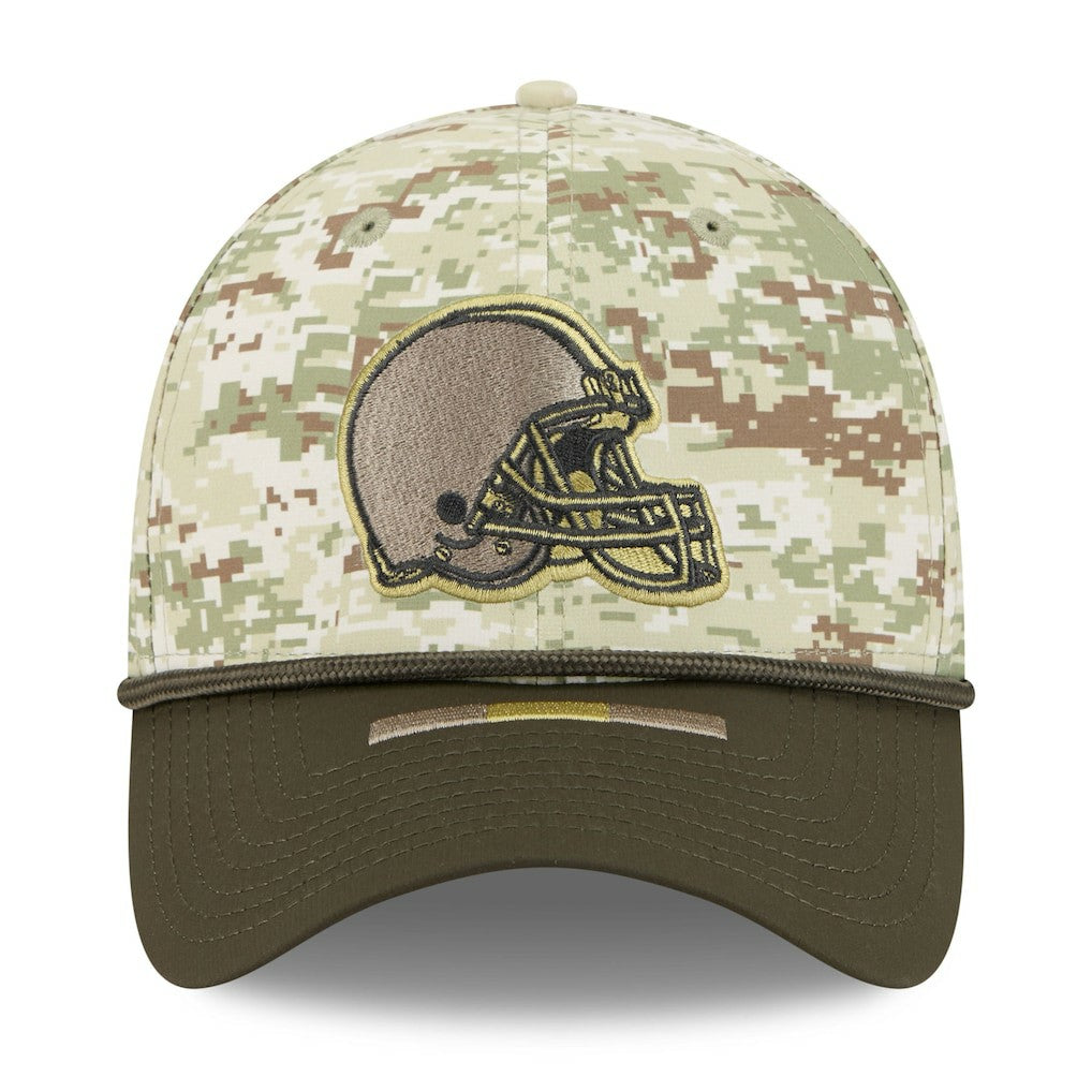 Cleveland Browns New Era 2025 Salute to Service 39THIRTY Flex Hat Camo - NFL