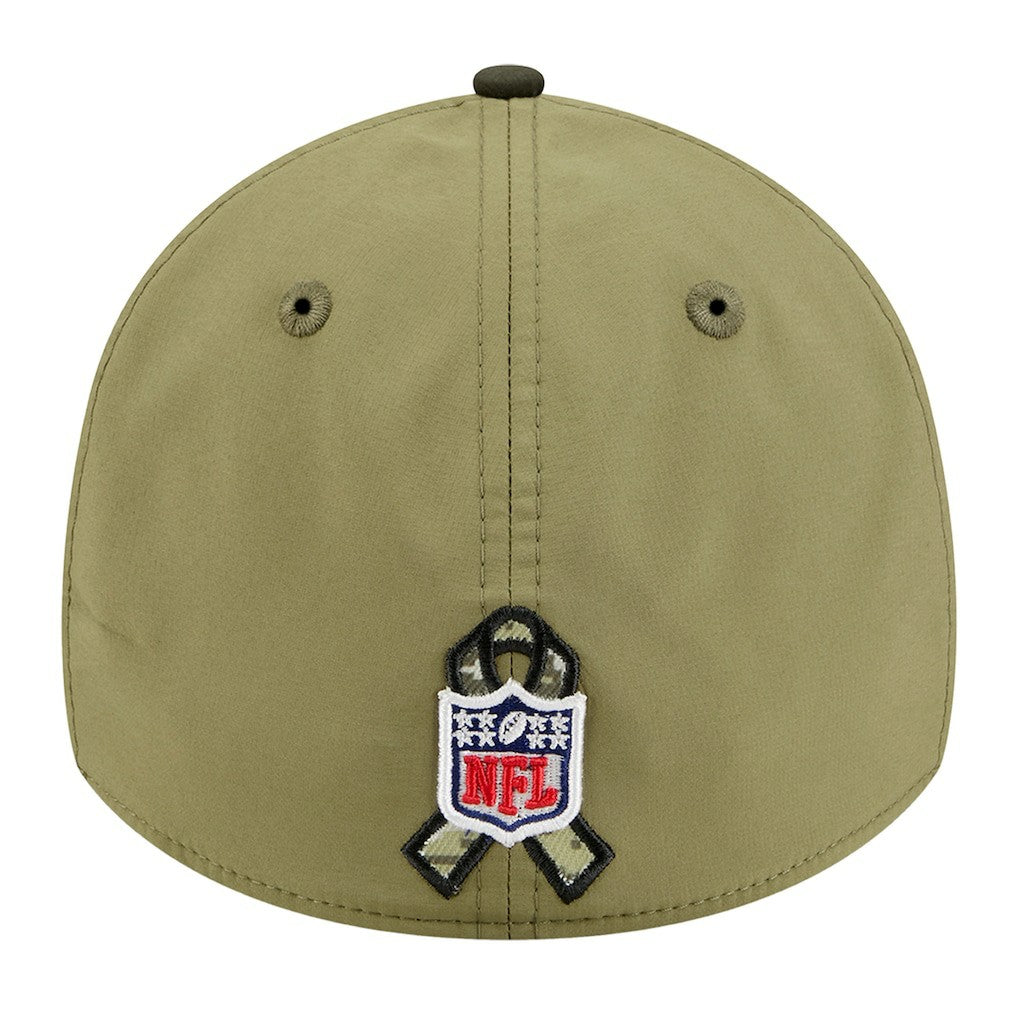Miami Dolphins New Era 2025 Salute to Service 39THIRTY Flex Hat Green - NFL