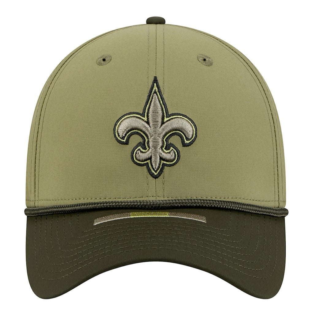 New Orleans Saints New Era 2025 Salute to Service 39THIRTY Flex Hat Green - NFL