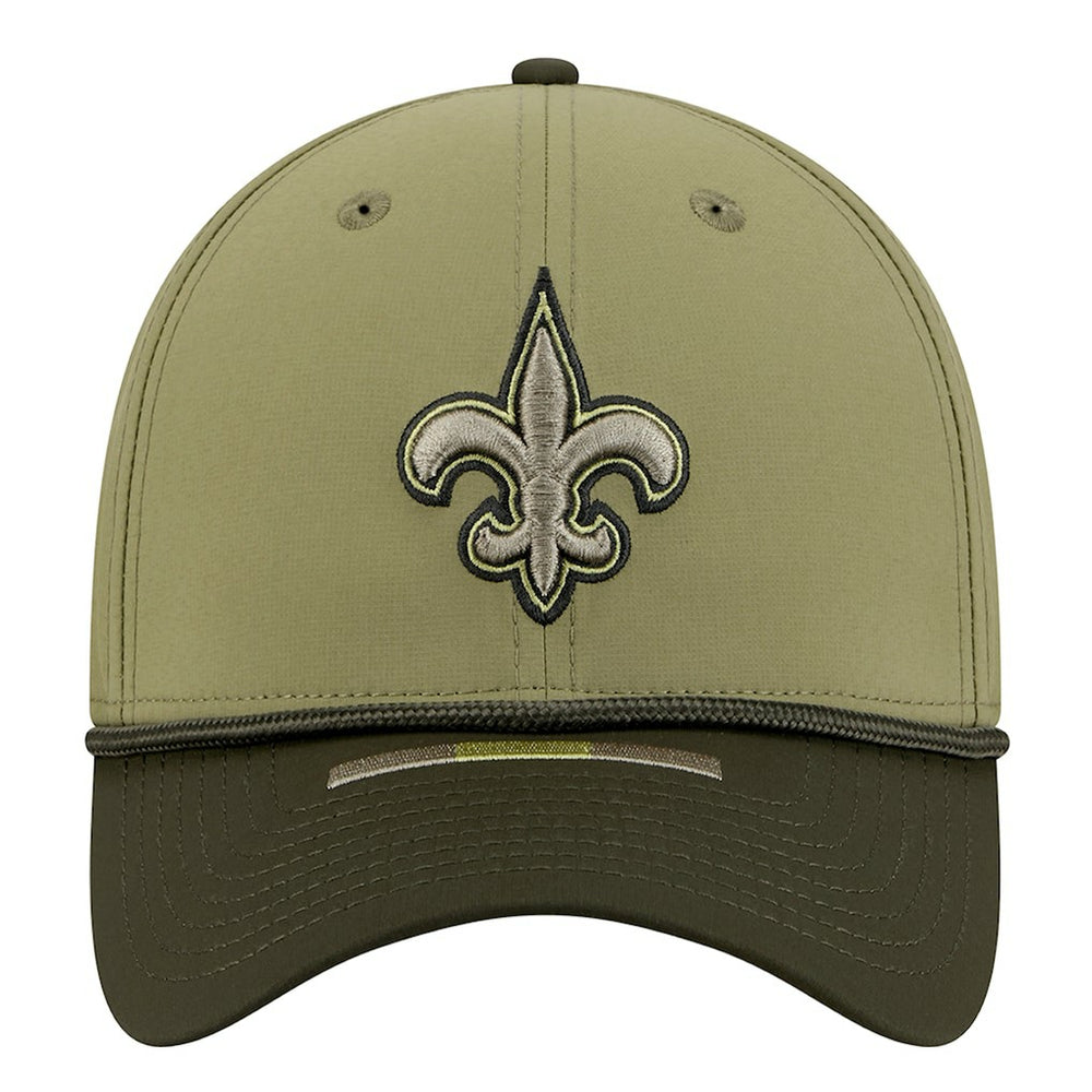 New Orleans Saints New Era 2025 Salute to Service 39THIRTY Flex Hat Green - NFL