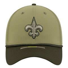 New Orleans Saints New Era 2025 Salute to Service 39THIRTY Flex Hat Green - NFL