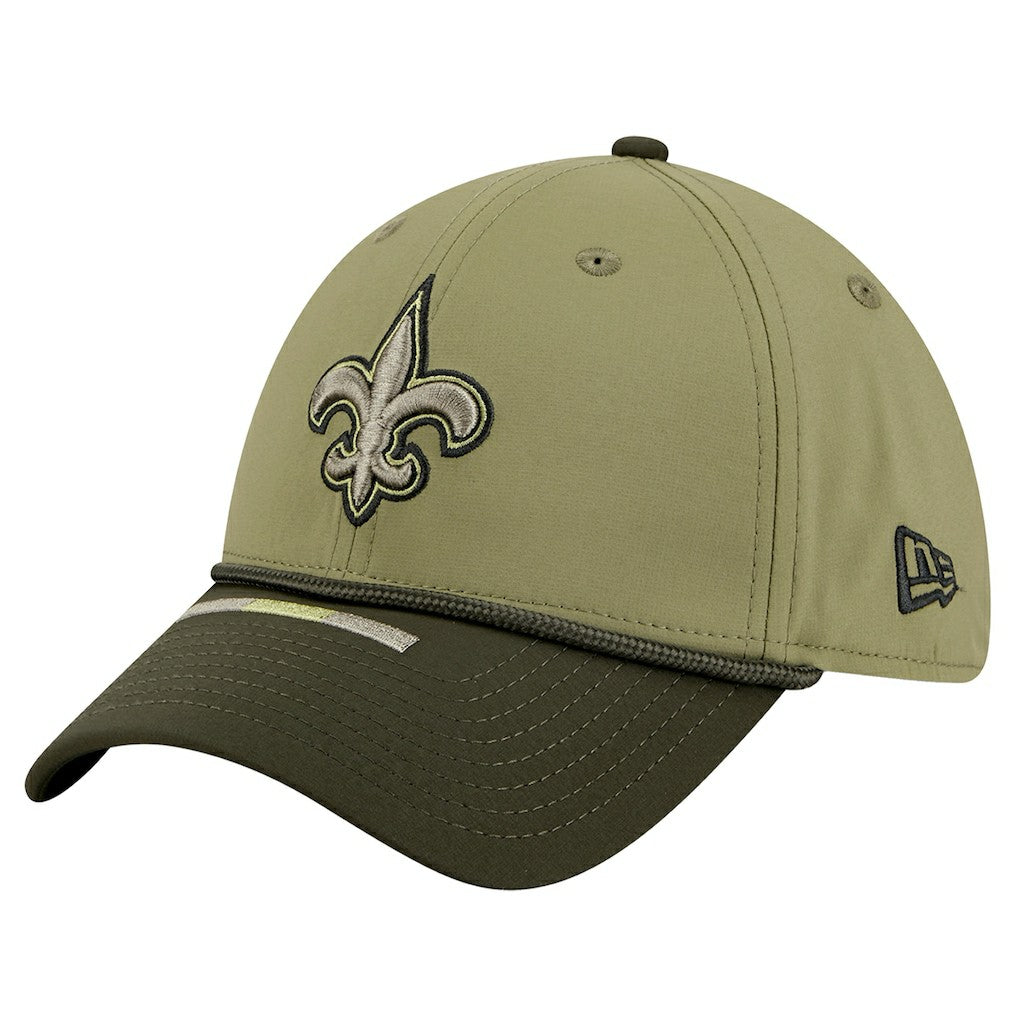New Orleans Saints New Era 2025 Salute to Service 39THIRTY Flex Hat Green - NFL