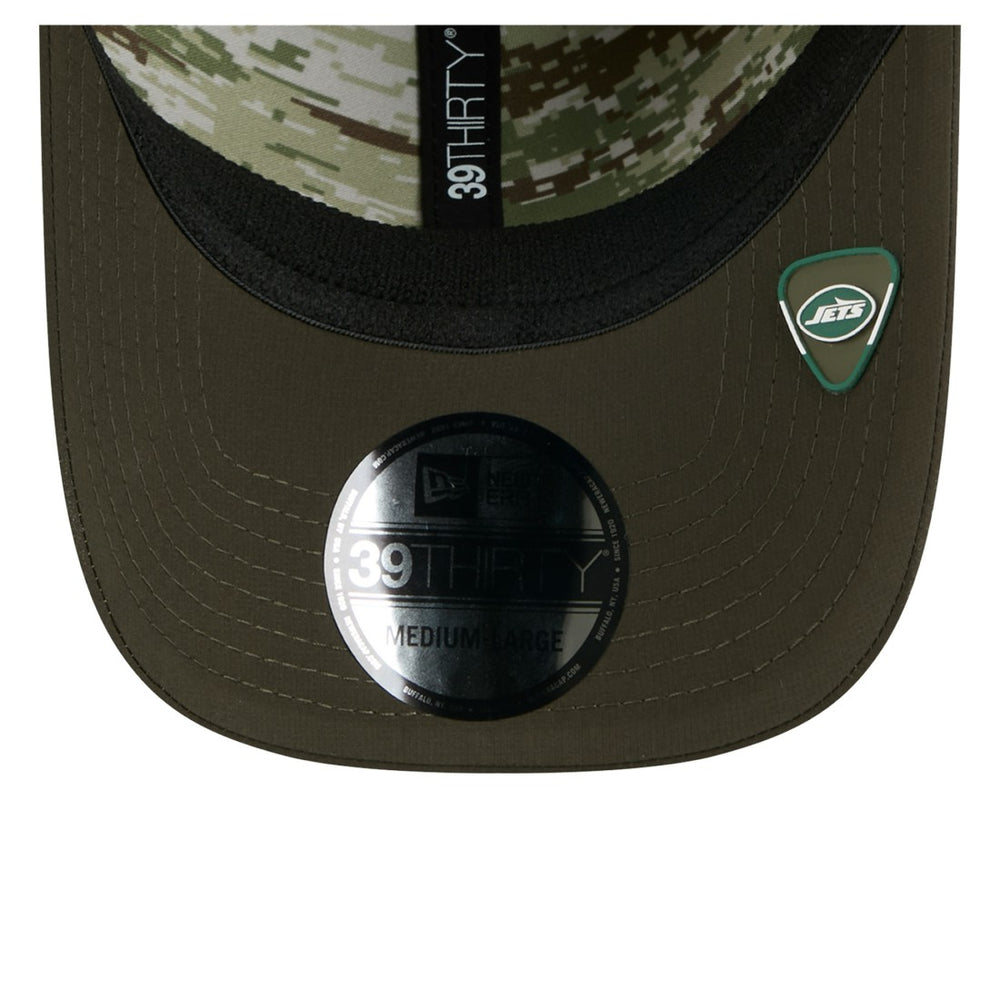 New York Jets New Era 2025 Salute to Service 39THIRTY Flex Hat Green - NFL