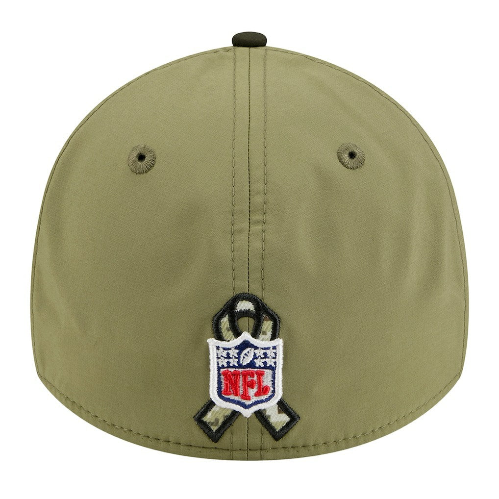 Kansas City Chiefs New Era 2025 Salute to Service 39THIRTY Flex Hat Green - NFL