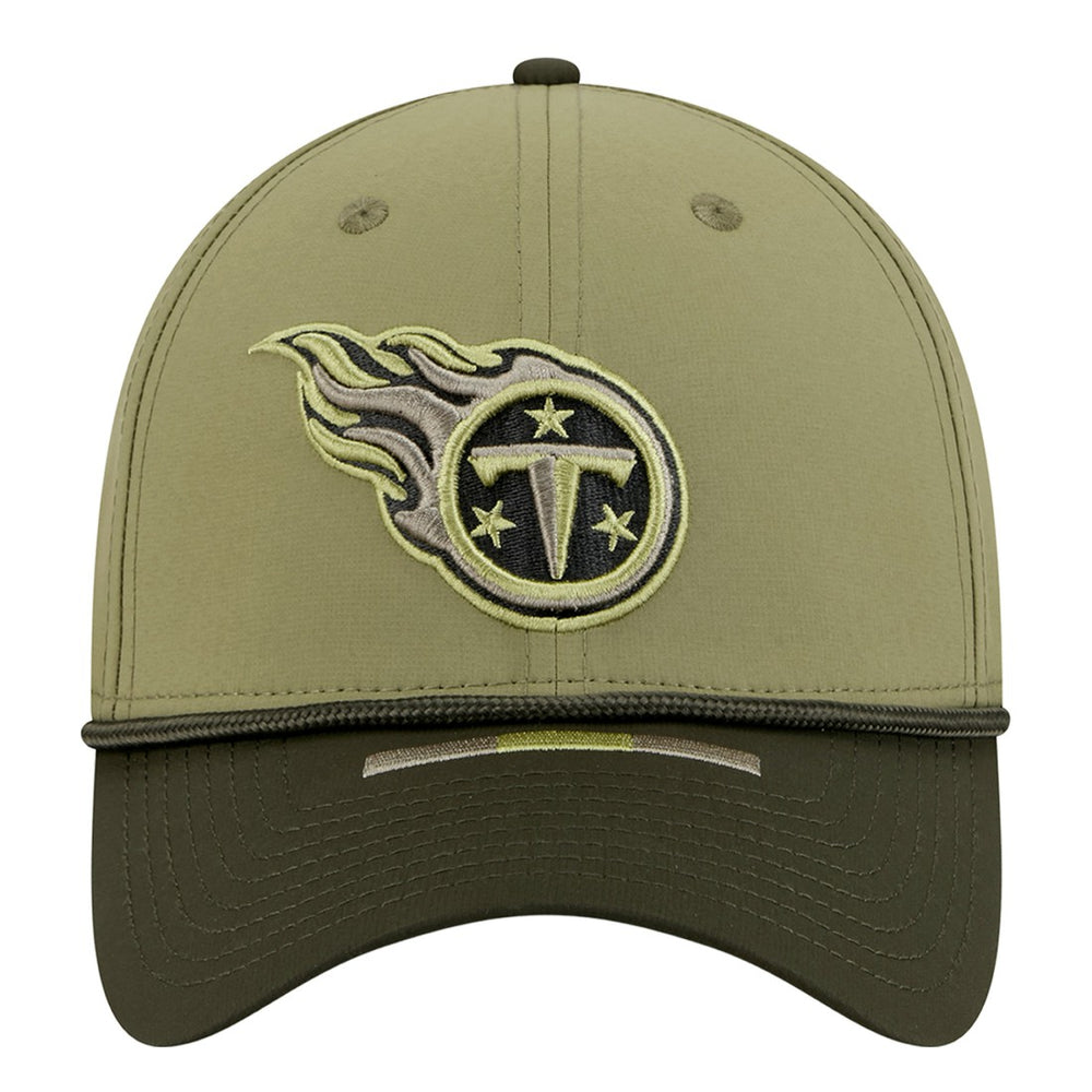 Tennessee Titans New Era 2025 Salute to Service 39THIRTY Flex Hat Green - NFL