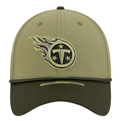 Tennessee Titans New Era 2025 Salute to Service 39THIRTY Flex Hat Green - NFL