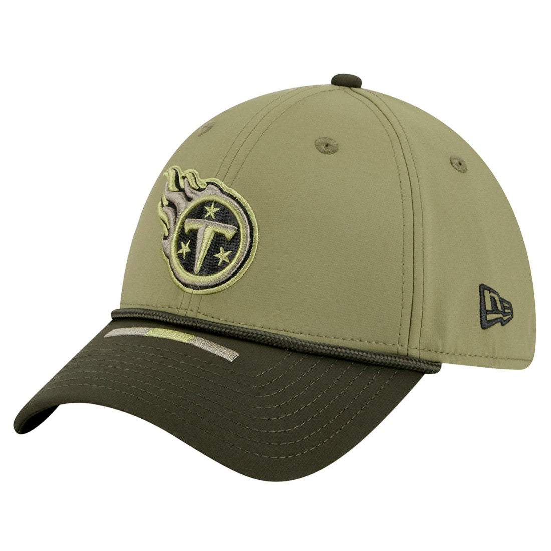 Tennessee Titans New Era 2025 Salute to Service 39THIRTY Flex Hat Green - NFL