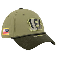 Cincinnati Bengals New Era 2025 Salute to Service 39THIRTY Flex Hat Green - NFL