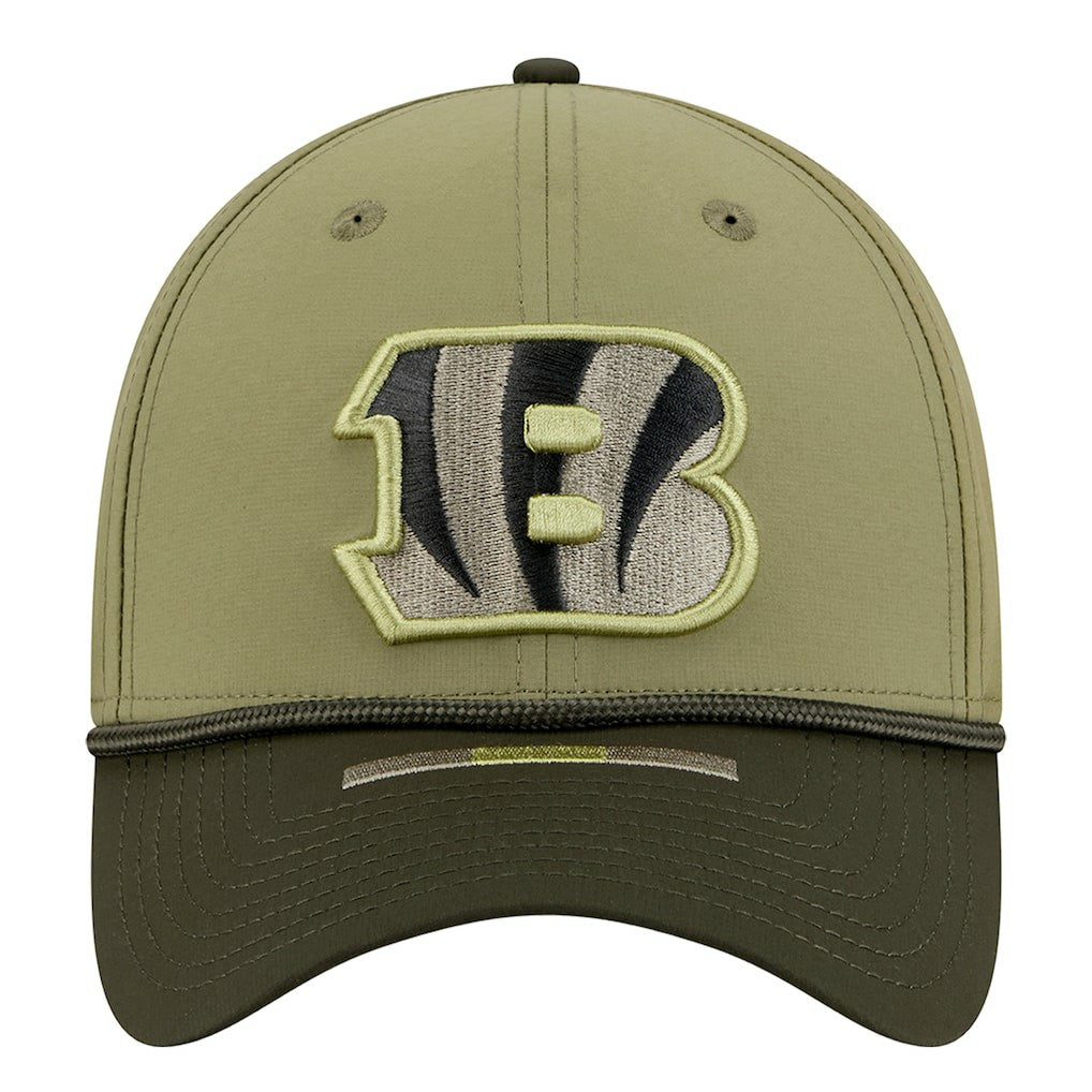 Cincinnati Bengals New Era 2025 Salute to Service 39THIRTY Flex Hat Green - NFL