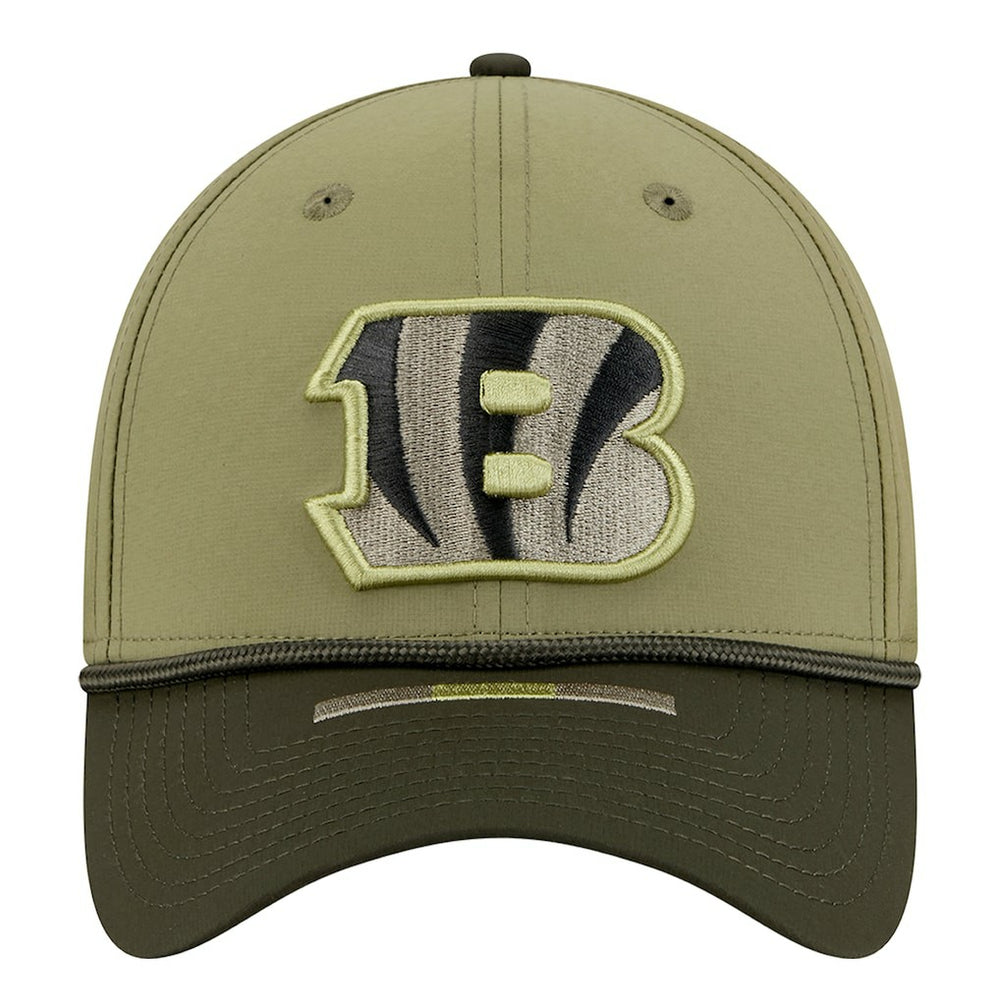 Cincinnati Bengals New Era 2025 Salute to Service 39THIRTY Flex Hat Green - NFL