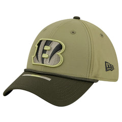 Cincinnati Bengals New Era 2025 Salute to Service 39THIRTY Flex Hat Green - NFL
