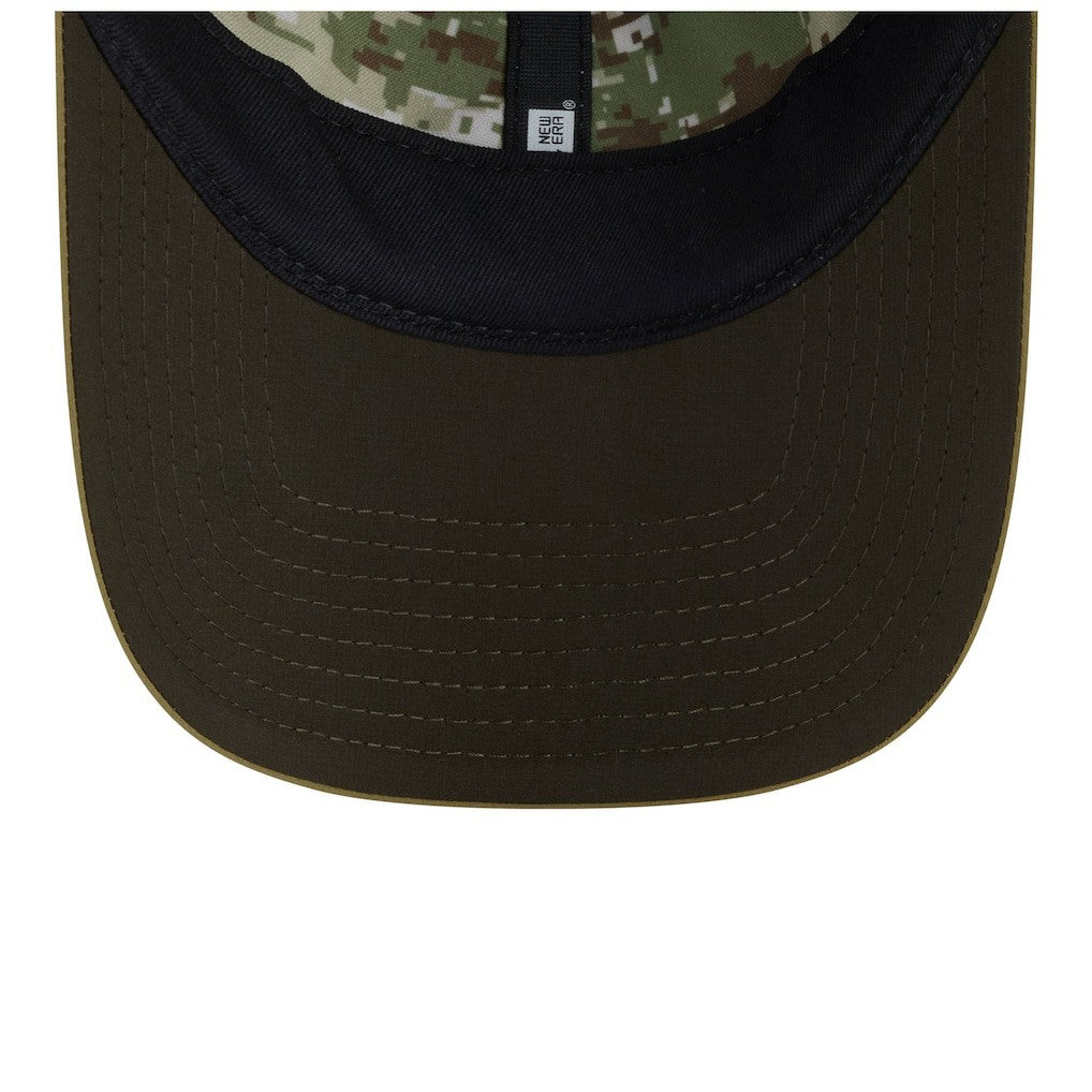 Miami Dolphins New Era Women's 2025 Salute to Service Pony Tail Adjustable Hat Green - NFL