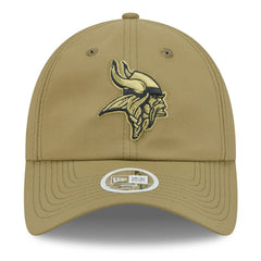 Minnesota Vikings New Era Women's 2025 Salute to Service Pony Tail Adjustable Hat Green - NFL
