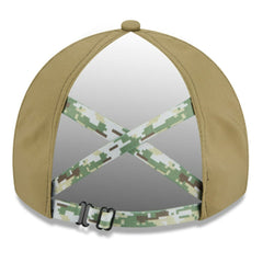 Minnesota Vikings New Era Women's 2025 Salute to Service Pony Tail Adjustable Hat Green - NFL